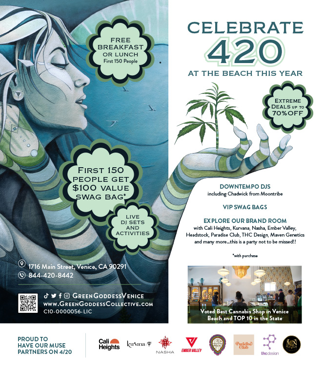 celebrate 420 deals at the beach with Green Goddess Collective